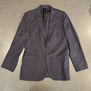 Brooks Brother Blue Pinstripe Wool ‎ Blazer Size 40R